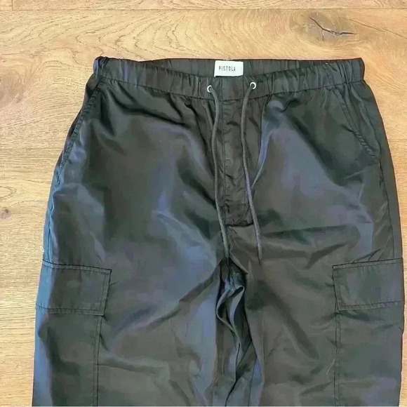 PISTOLA Jade Lightweight Cargo Trouser Pants Black Large - Picture 6 of 11